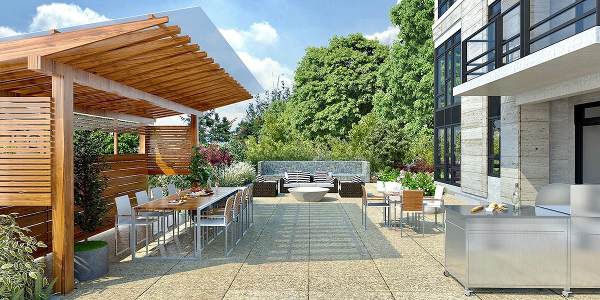 Residential exterior visualization